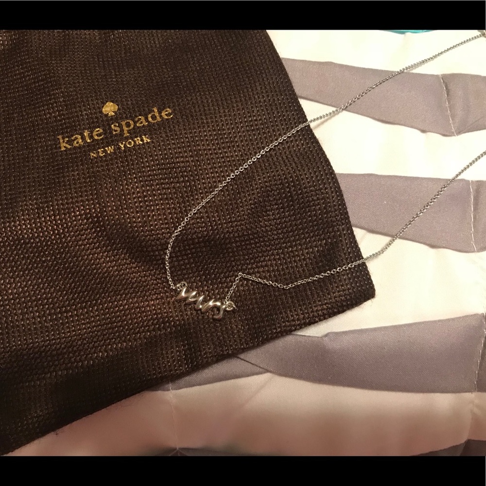 Kate Spade “Mrs” necklace